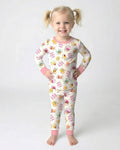 Cute Cupcake God Says I Am  Bamboo Two Piece Long Sleeve Pajama Set