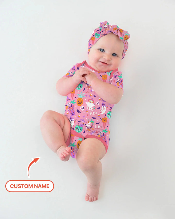 Summerween Doodles Bamboo Bodysuit