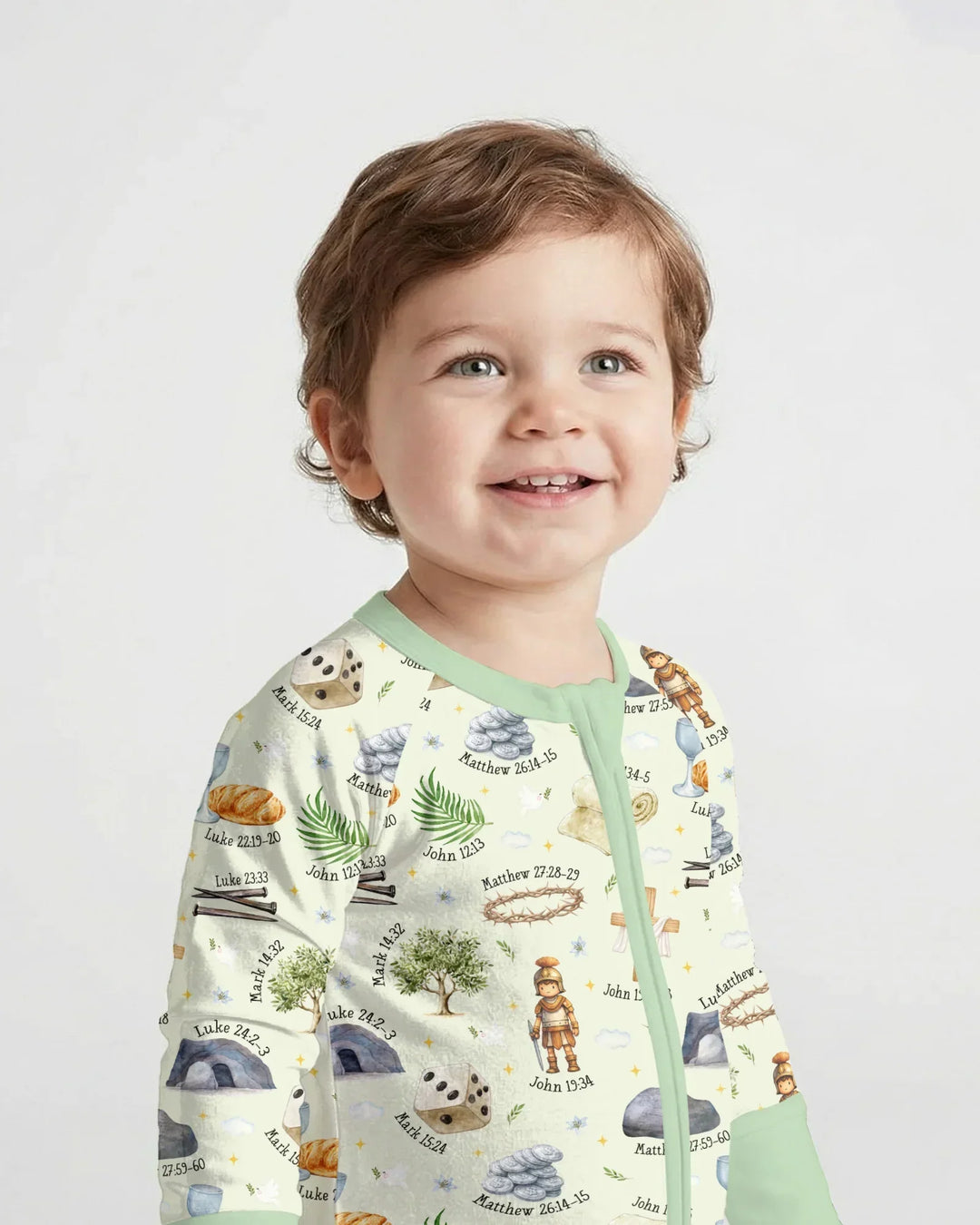 Gerippte Babykleidung mit individuellem Foto - Weich &amp; Skizzenhaft