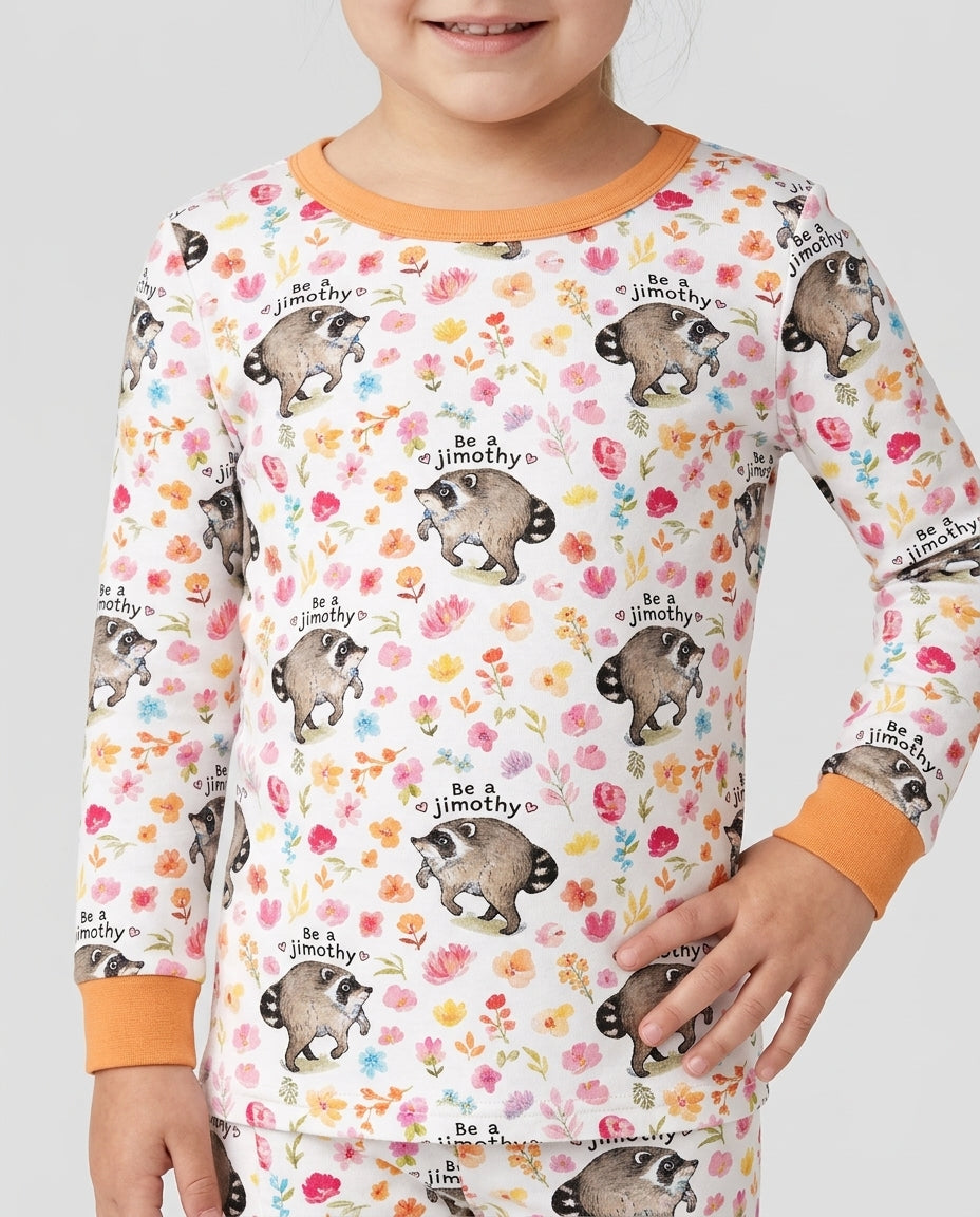 Conjunto de pijama de dos piezas de bambú con mangas largas, plantilla PERSONALIZADA