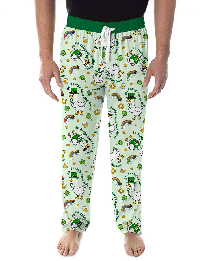 St. Patrick's Day Silly Goose Men's Pajama Set