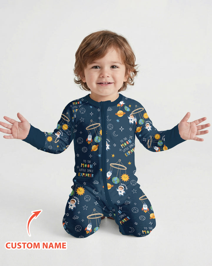 Gerippte Babykleidung mit individuellem Foto - Weich &amp; Skizzenhaft