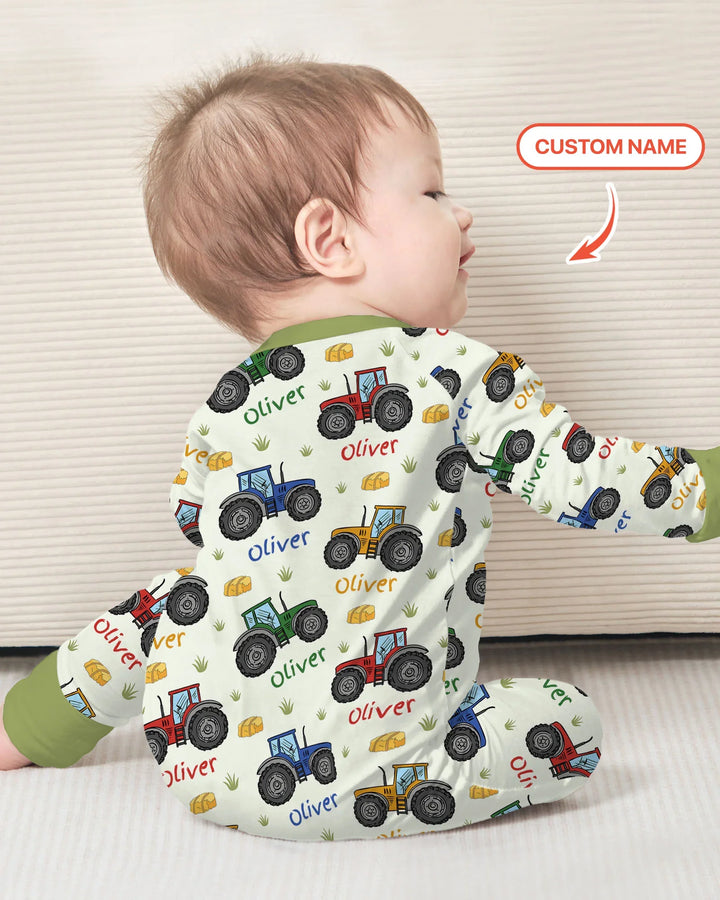 Custom Name A Little Dirt Never Hurt Bamboo Convertible Zippy