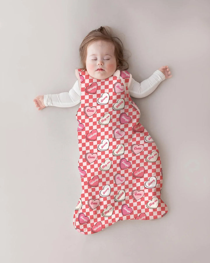 Valentine in Hearts Sleep Bag