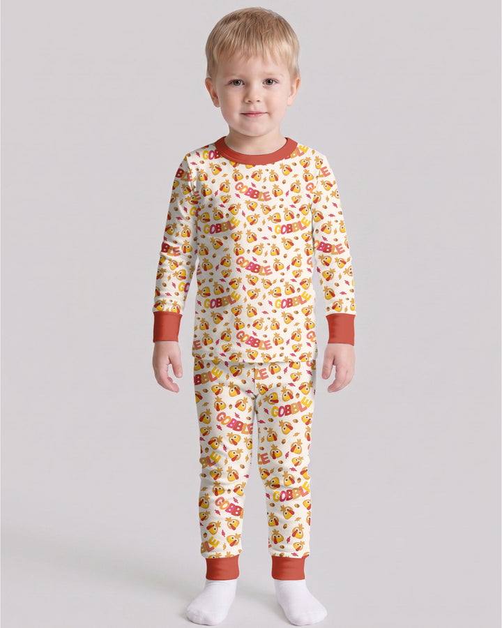 Gobble Gobble Bamboo Two Piece Long Sleeve Pajama Set