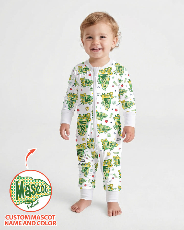Custom Mascot School Name Bamboo Convertible Zippy