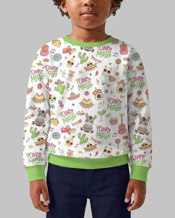 Cinco de Mayo Fiesta Bambus-Rundhals-Sweatshirt