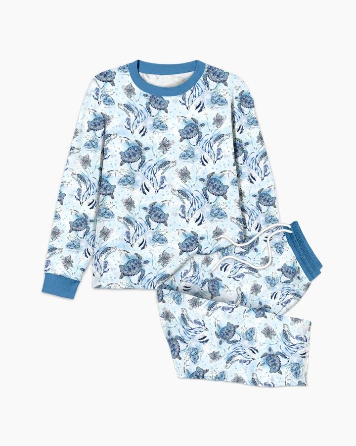 Little Turtles Family Matching Bamboo Men's Pajama Set