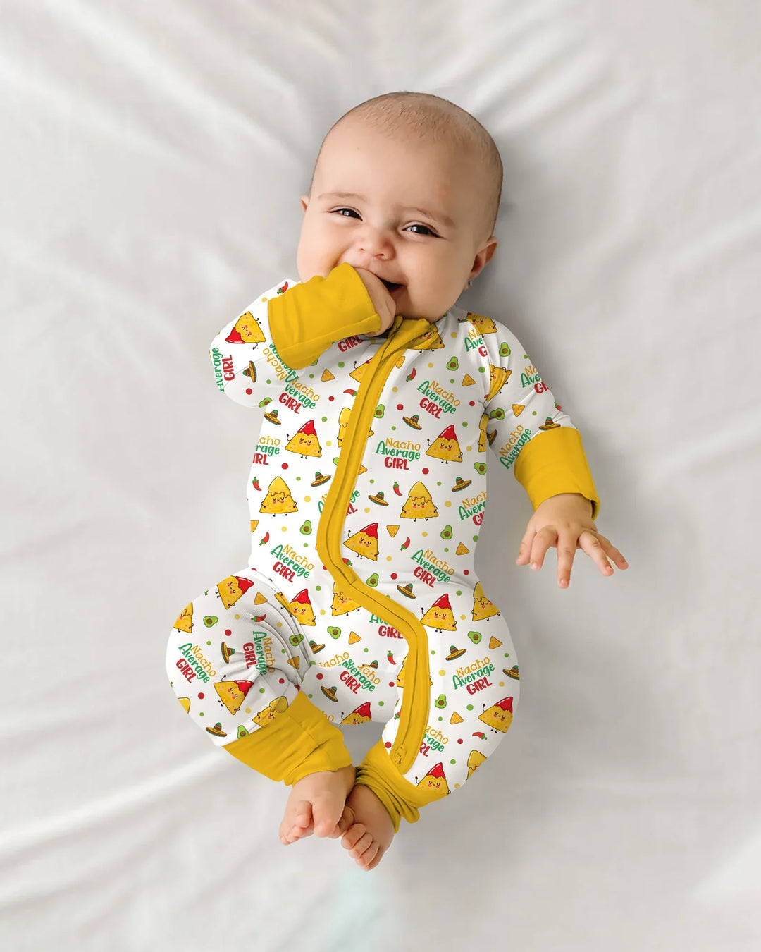Gerippte Babykleidung mit individuellem Foto - Weich &amp; Skizzenhaft
