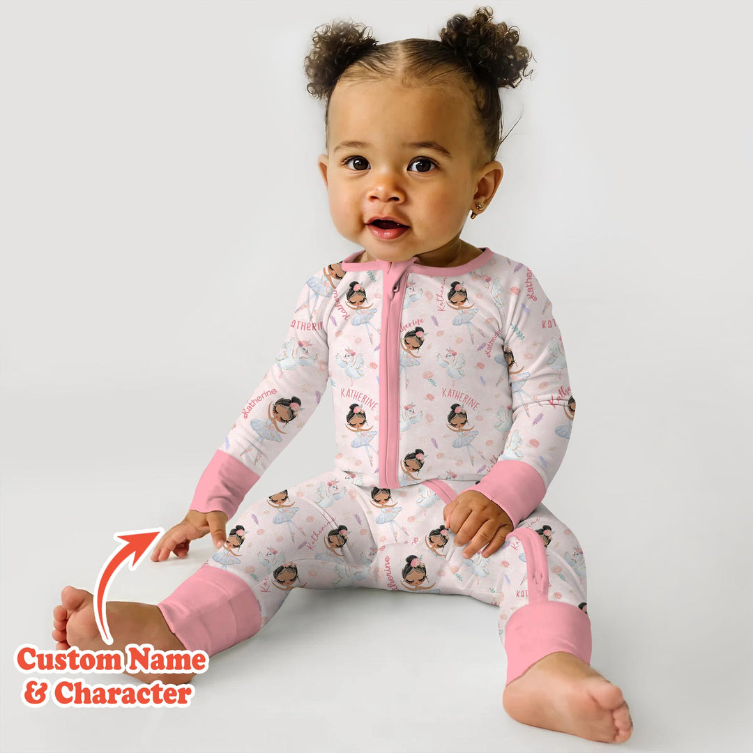 Custom Name Ballerina Doll Convertible Zippy