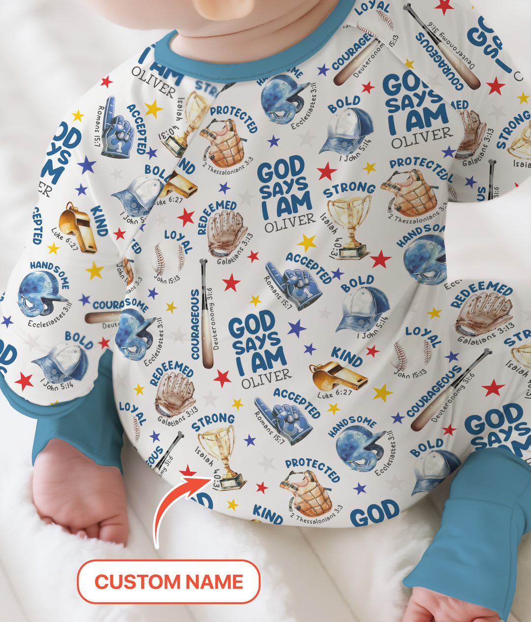 Gerippte Babykleidung mit individuellem Foto - Weich &amp; Skizzenhaft