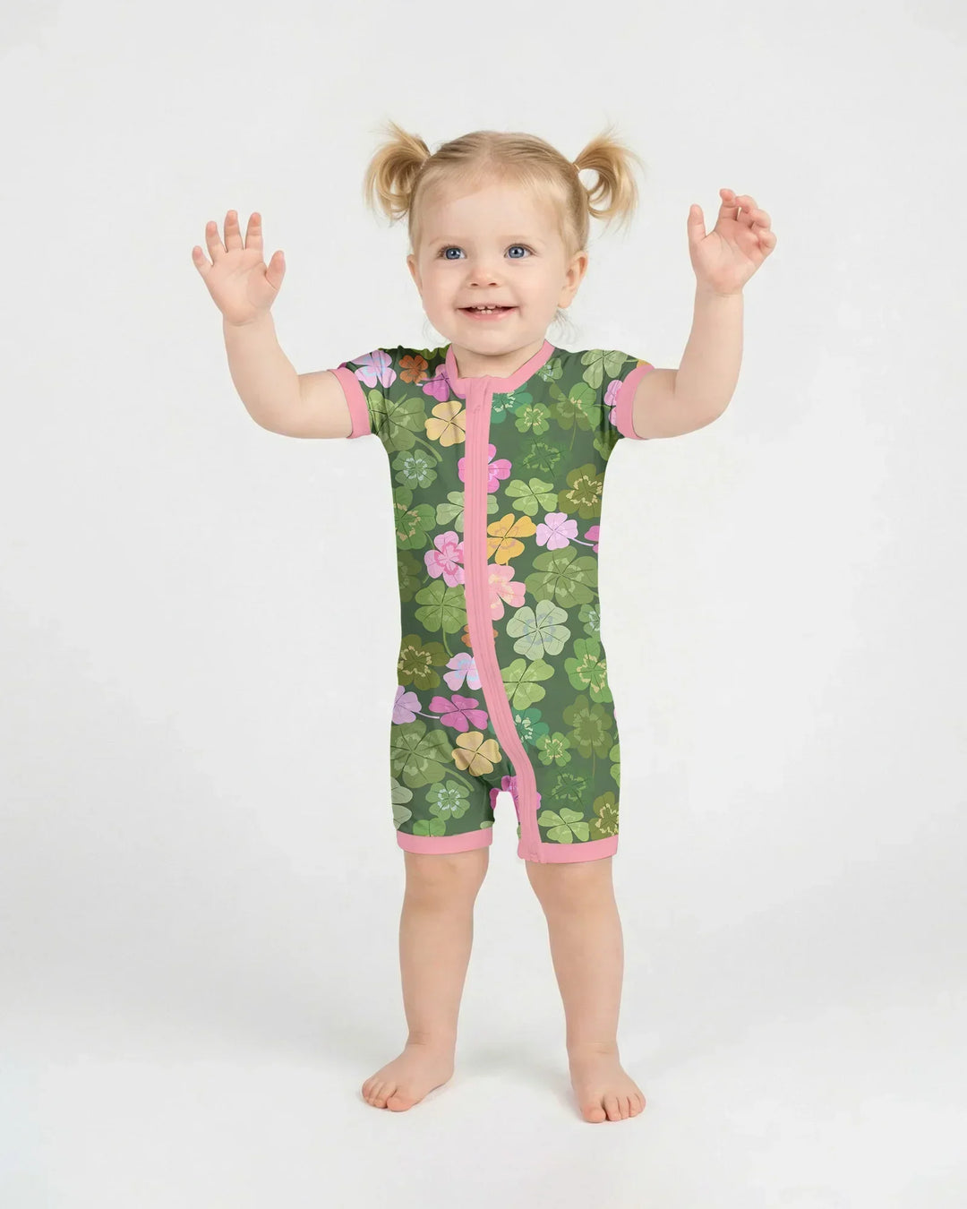 Lucky 4 Leaf Clover Shorty Zippy