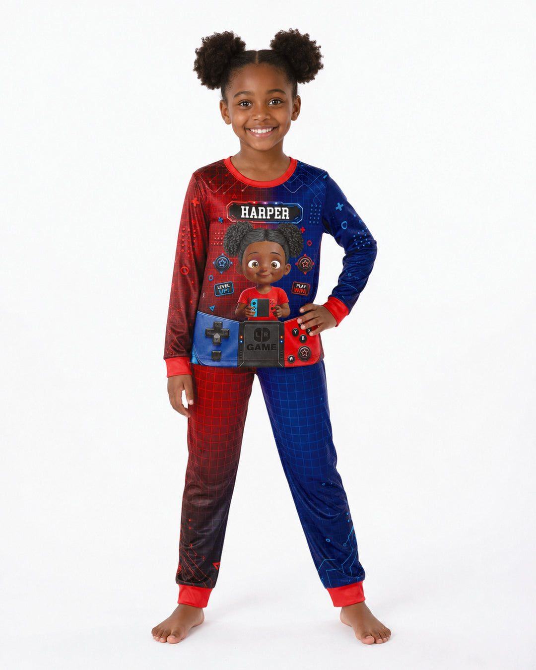 Game Controller Baby Bamboo Two Piece Long Sleeve Pajama Set