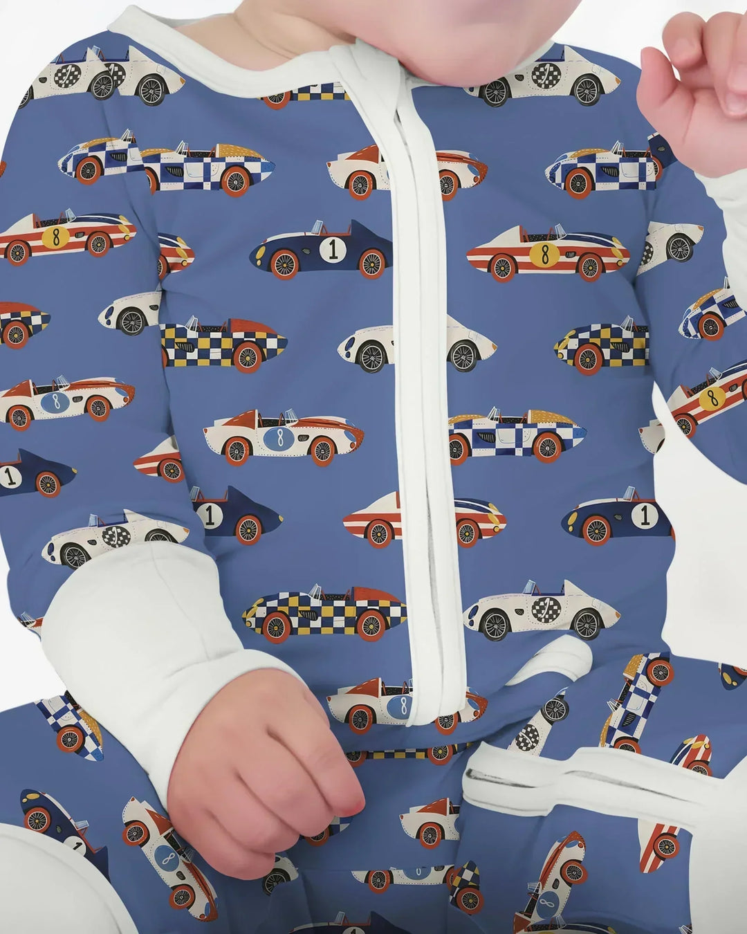 Gerippte Babykleidung mit individuellem Foto - Weich &amp; Skizzenhaft