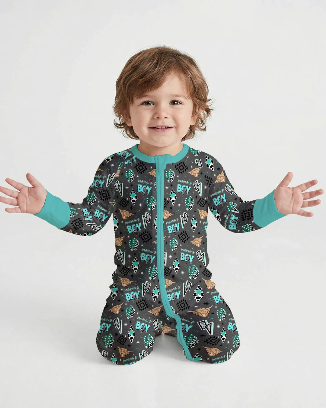Western Mama & Me Matching  Bamboo Convertible Zippy