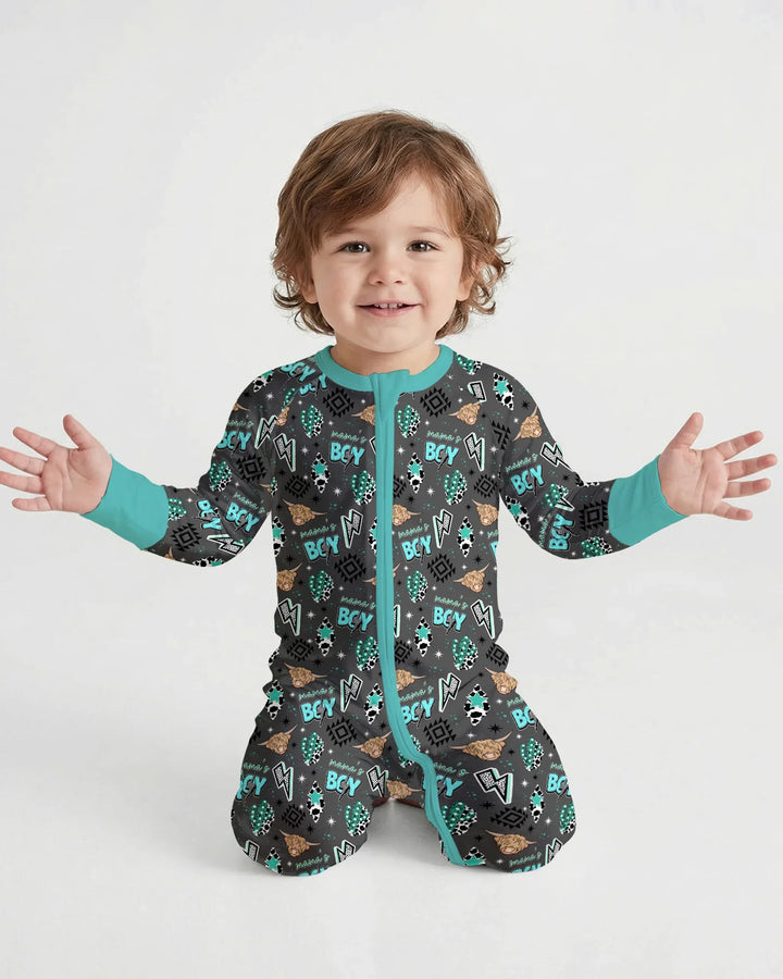 Western Mama & Me Matching  Bamboo Convertible Zippy