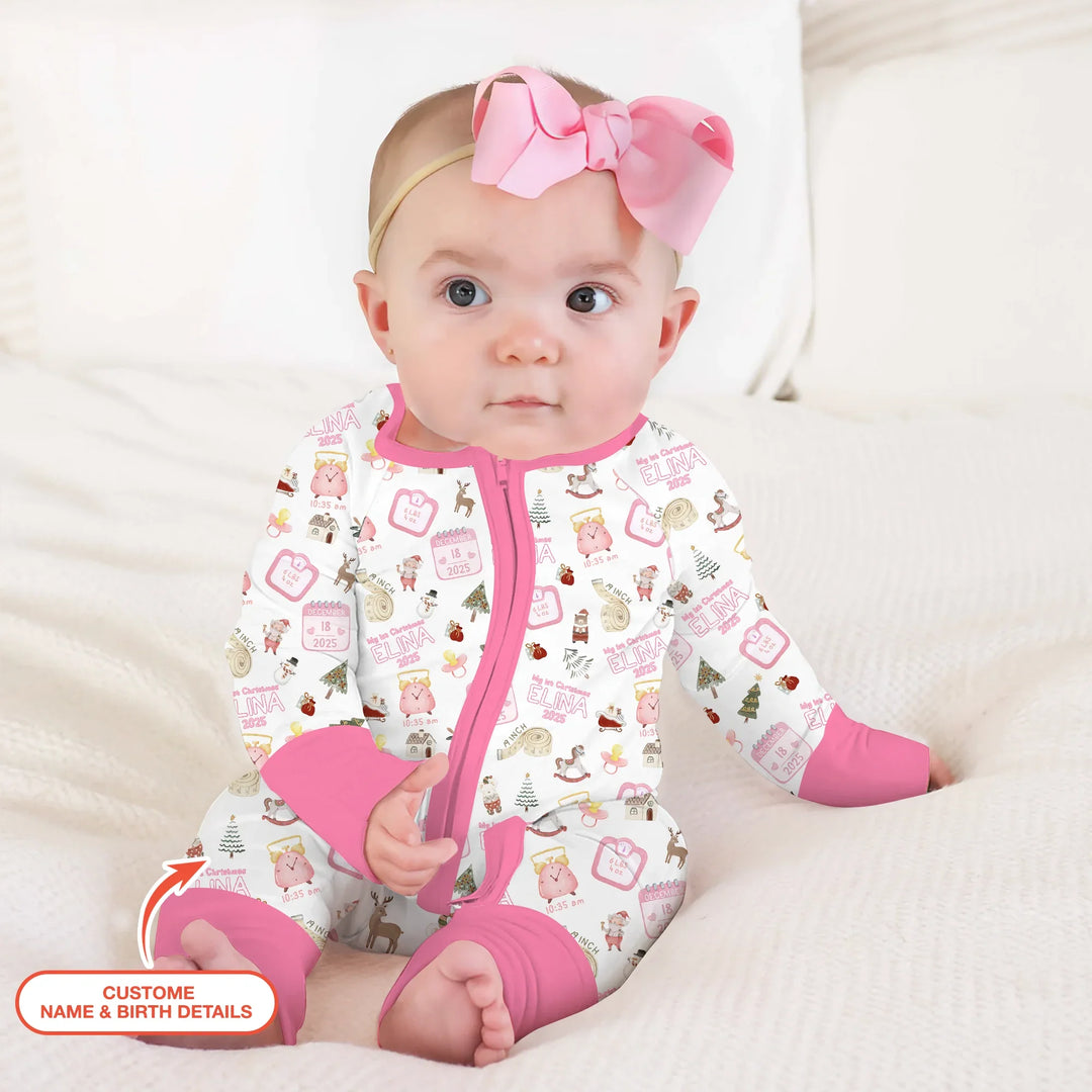 Personalized Baby's First Christmas Convertible Zippy