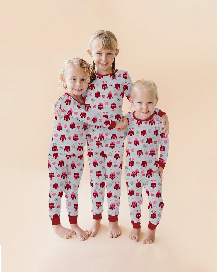 Dachshund Is My Valentine Women Pajama Set