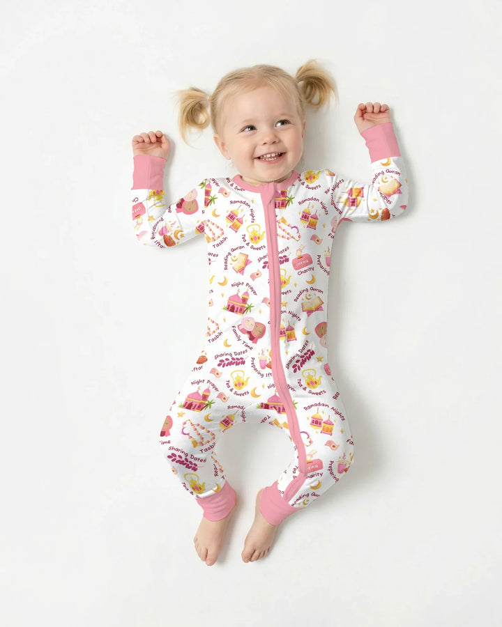 Ramadan Mubarak Matching Family Convertible Zippy