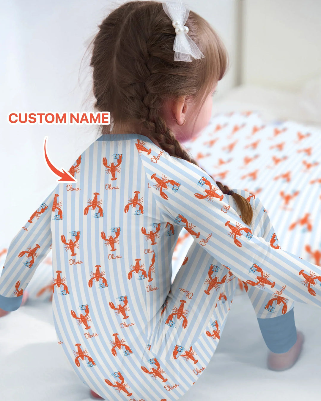 Custom Name Crawfish Beer Season Bamboo Convertible Zippy