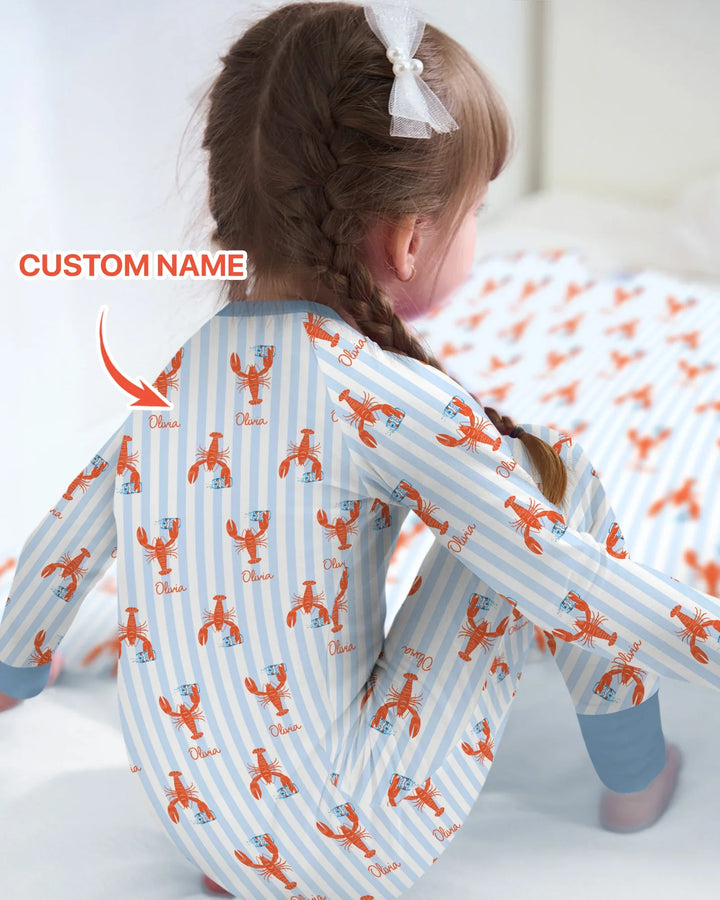 Custom Name Crawfish Beer Season Bamboo Convertible Zippy