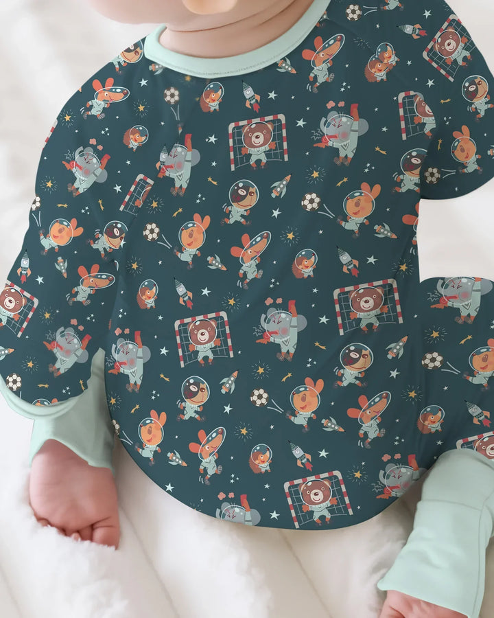 Space Soccer Bamboo Convertible Zippy