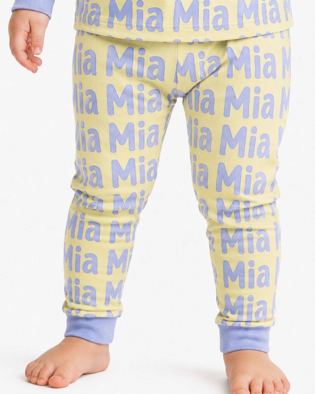 Little Letters Bamboo Two Piece Long Sleeve Pajama Set Bamboo Two Piece Long Sleeve Pajama Set
