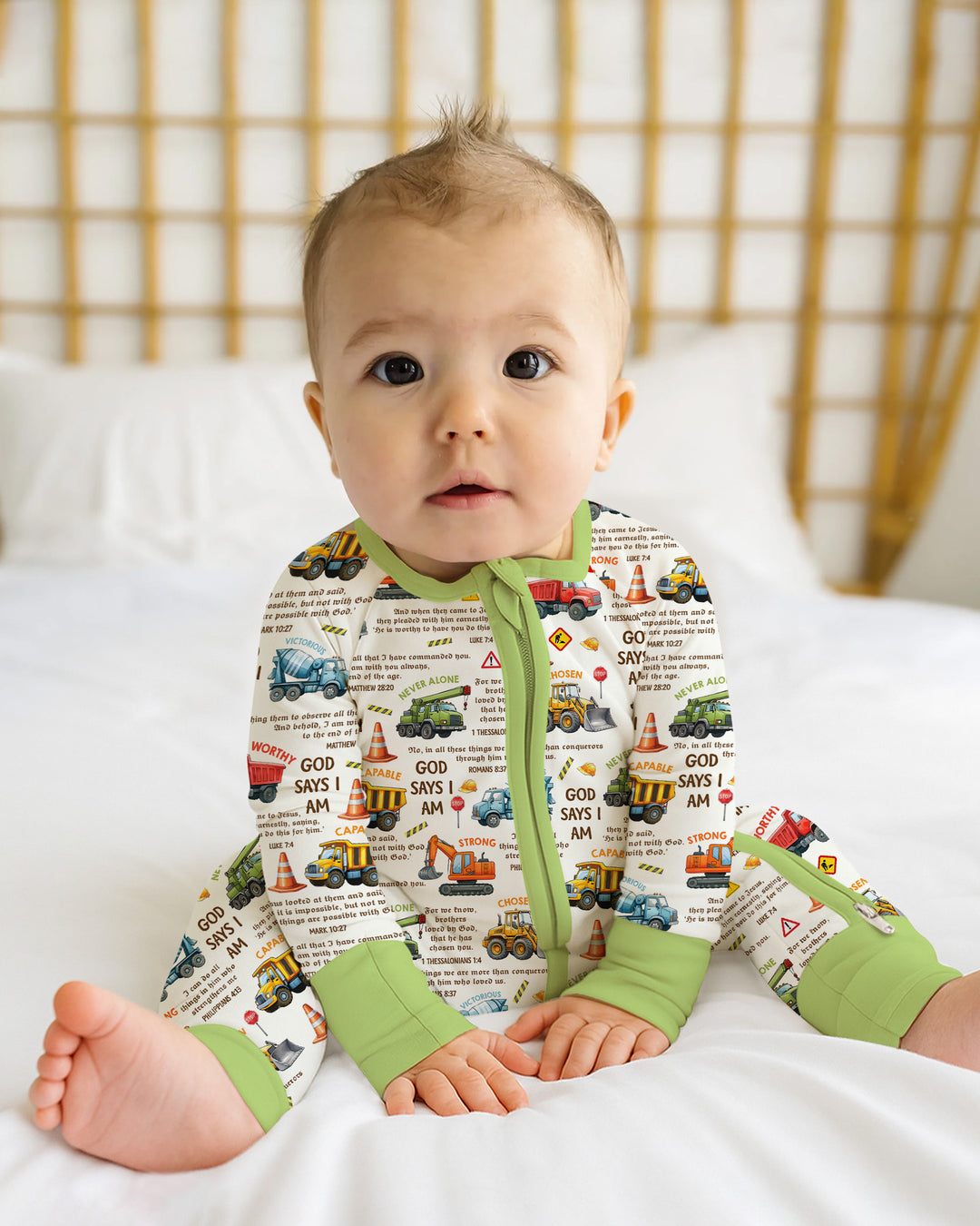 Gerippte Babykleidung mit individuellem Foto - Weich &amp; Skizzenhaft