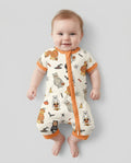 Retro Trick Or Treat Bamboo Shorty Zippy