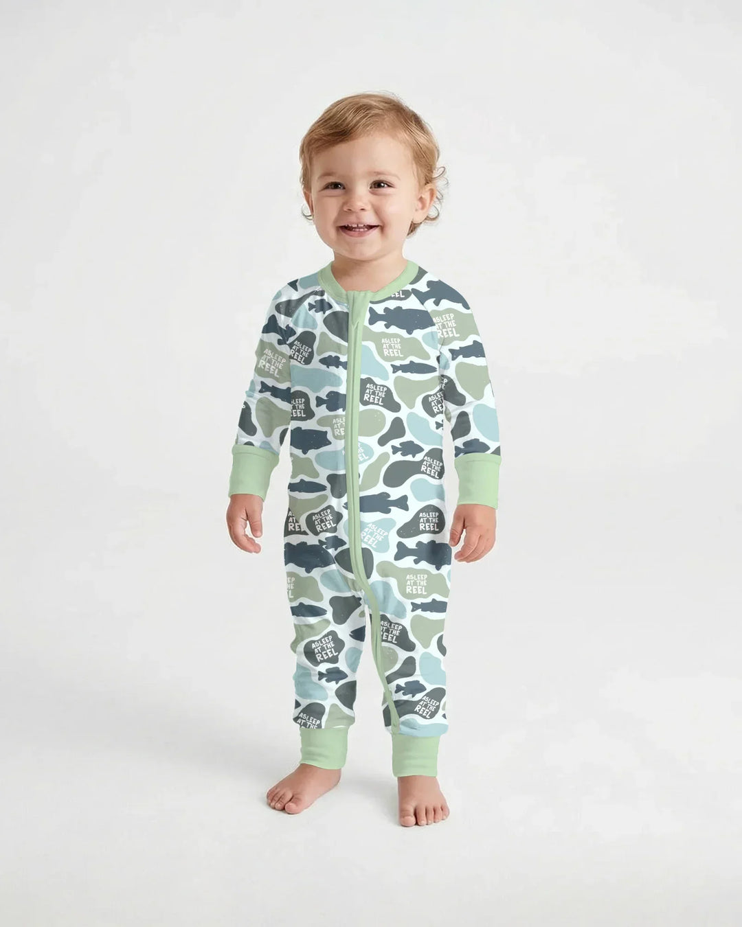 Asleep At The Reel Matching Daddy & Me Convertible Zippy