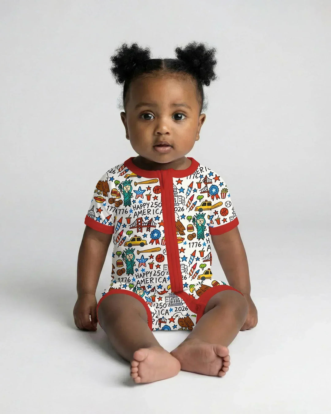 Doodle America 250th Anniversary Family Shorty Zippy