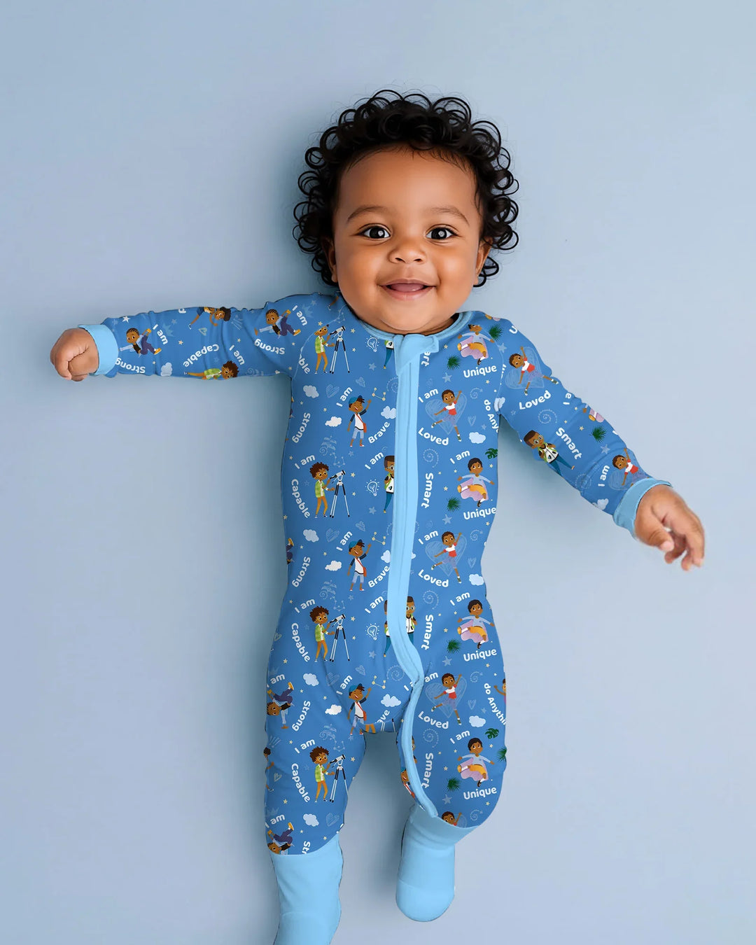 Black Boys I Am Smart Bamboo Convertible Zippy