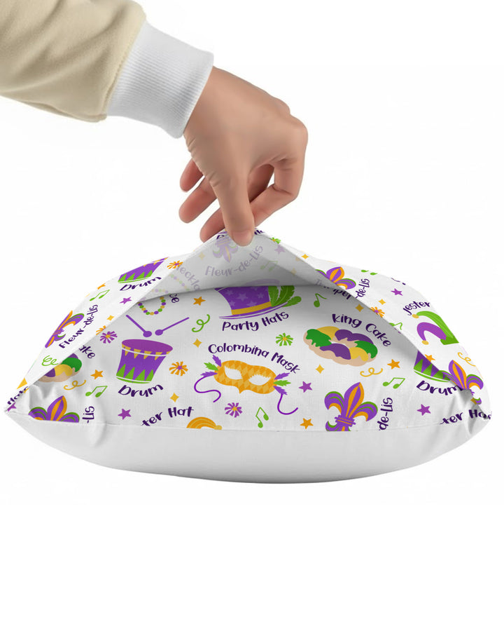 Mardi Gras Family Matching Pillow Case