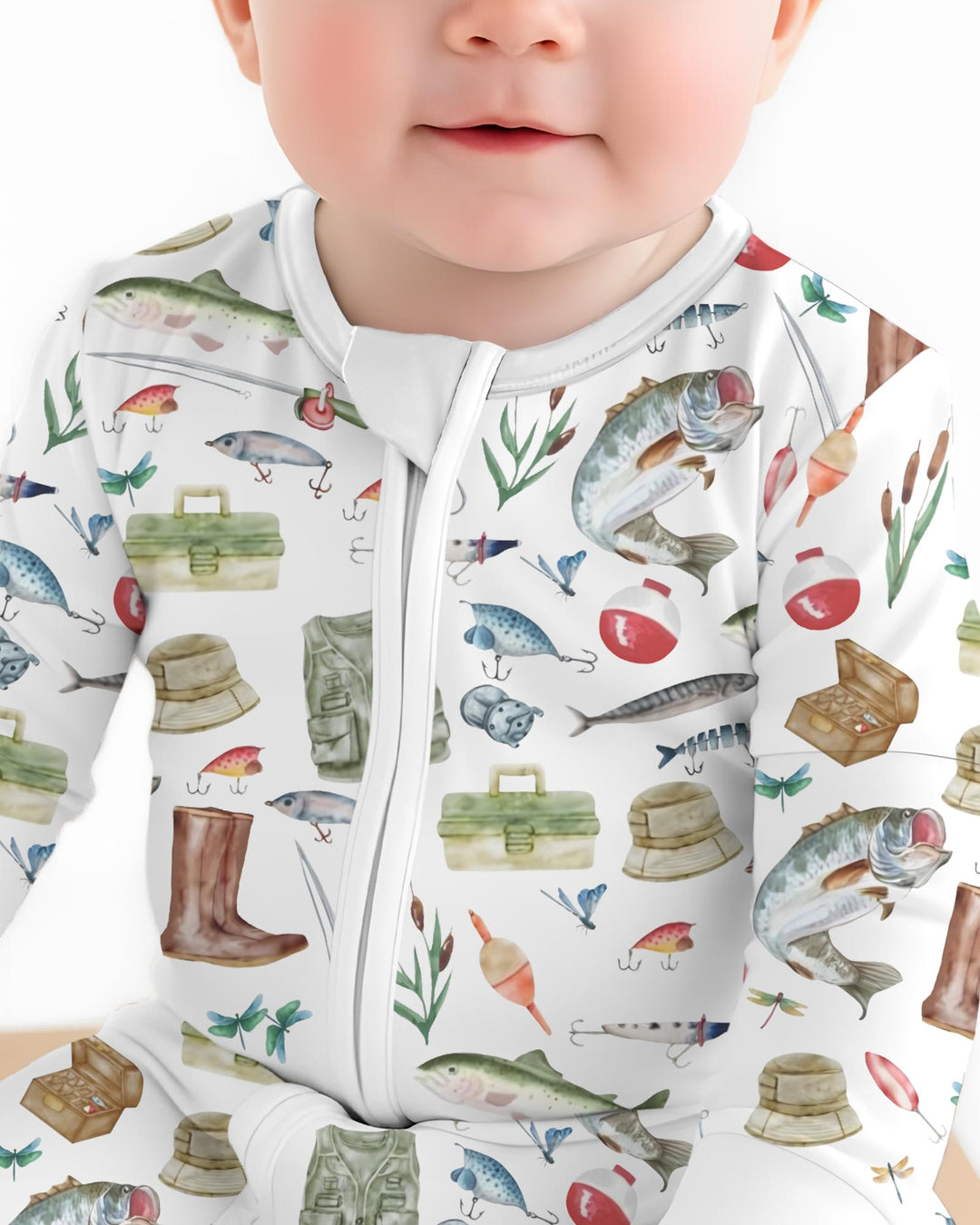 Gerippte Babykleidung mit individuellem Foto - Weich &amp; Skizzenhaft
