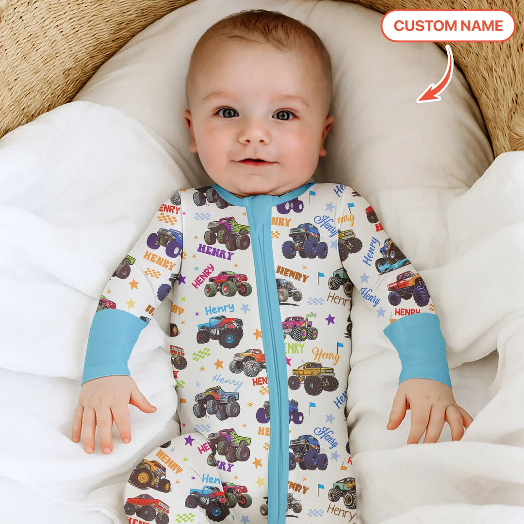 Gerippte Babykleidung mit individuellem Foto - Weich &amp; Skizzenhaft