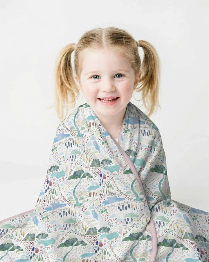 Whimsical Psalms 23 Map Blanket