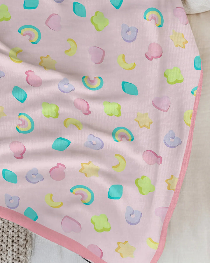 Pastel Lucky Charms Scatter Blanket