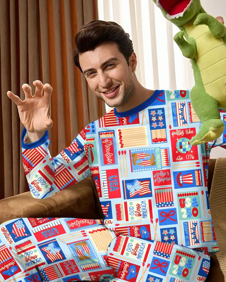 Vorlage Herren-Pyjama-Set
