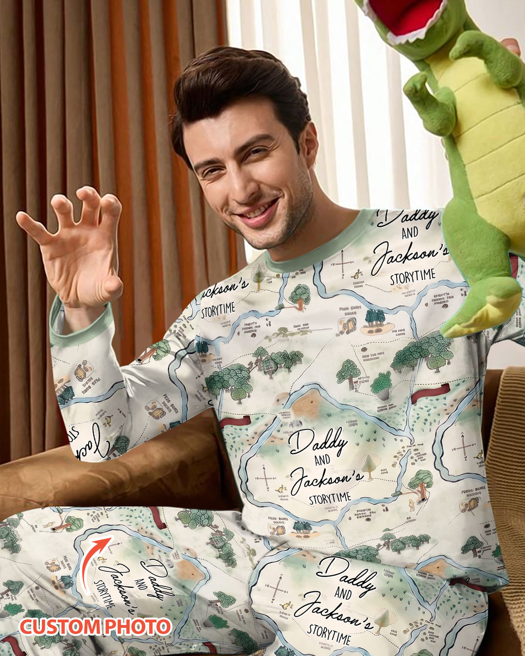 plantilla Conjunto de Pijama de Bambú para Hombre