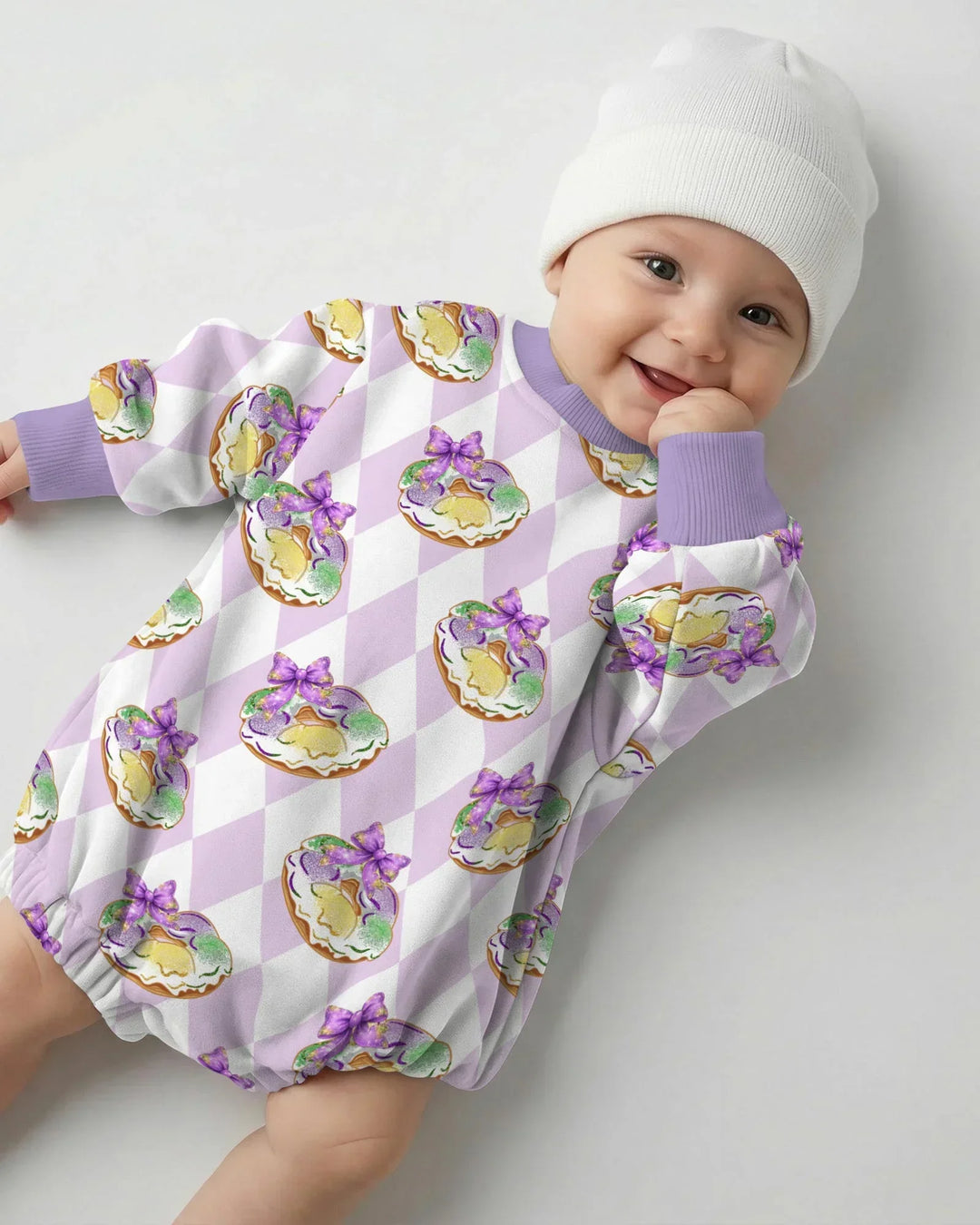 Gerippte Babykleidung mit individuellem Foto - Weich &amp; Skizzenhaft