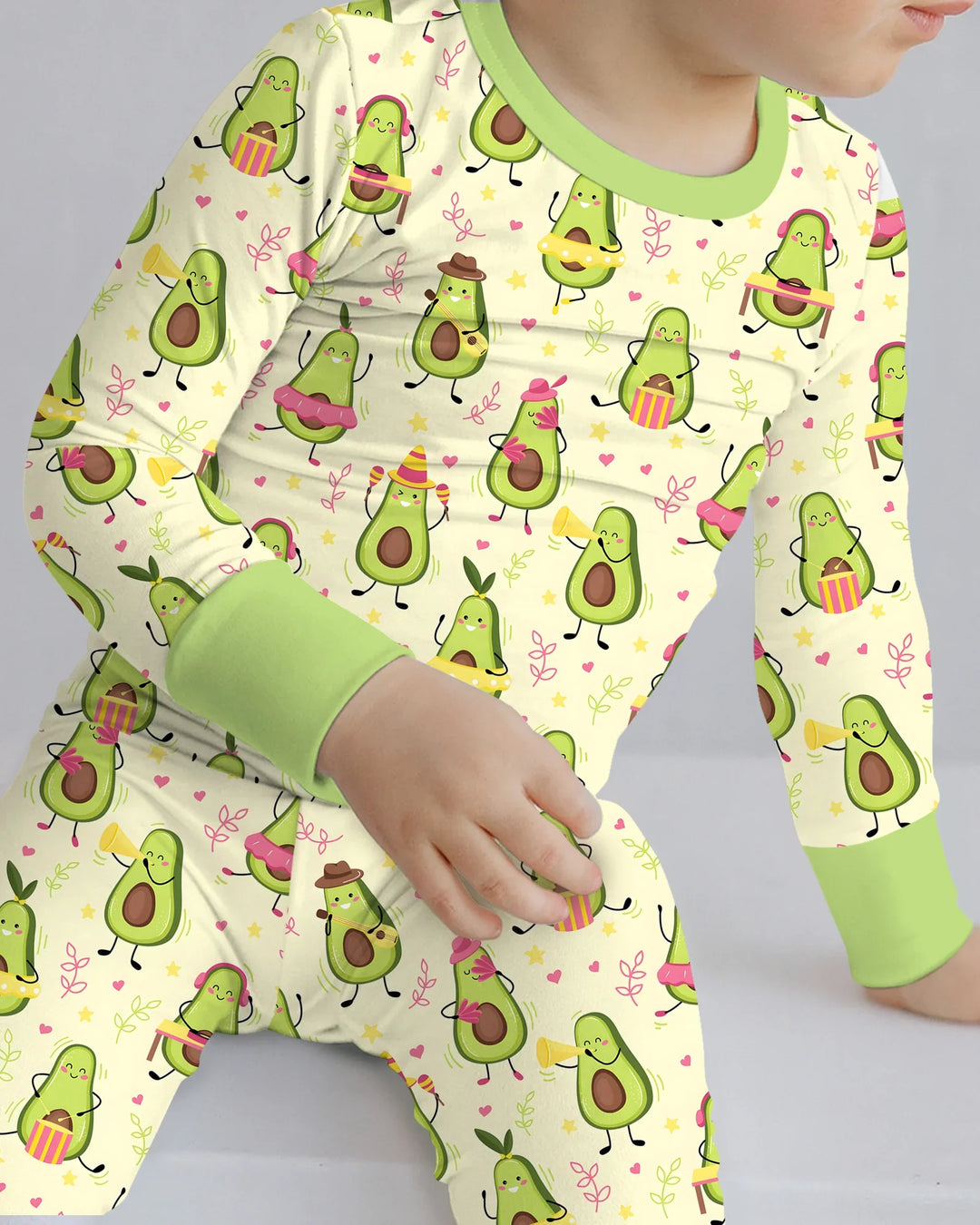 Avocado Fiesta Two Piece Long Sleeve Pajama Set