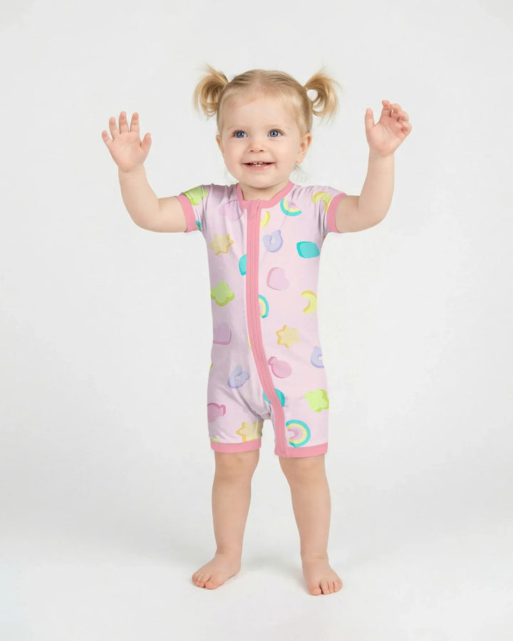 Pastel Lucky Charms Scatter Shorty Zippy