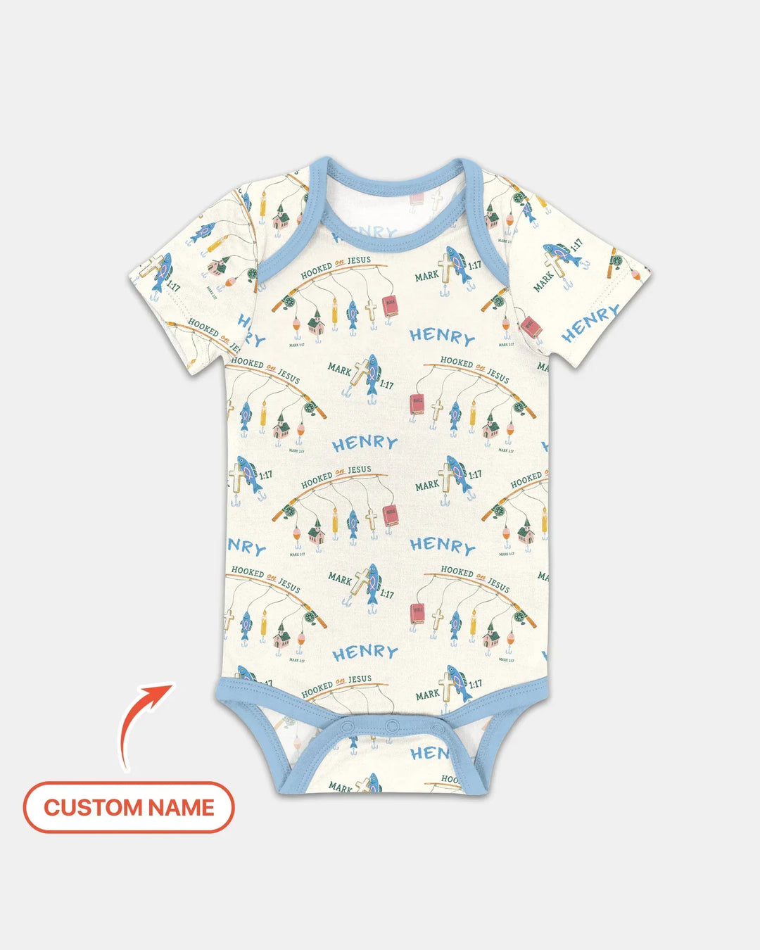 Gerippte Babykleidung mit individuellem Foto - Weich &amp; Skizzenhaft
