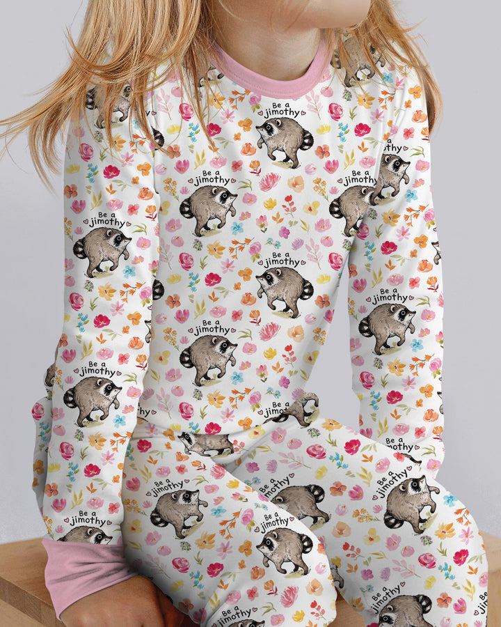 Conjunto de pijama de dos piezas de bambú con mangas largas, plantilla PERSONALIZADA