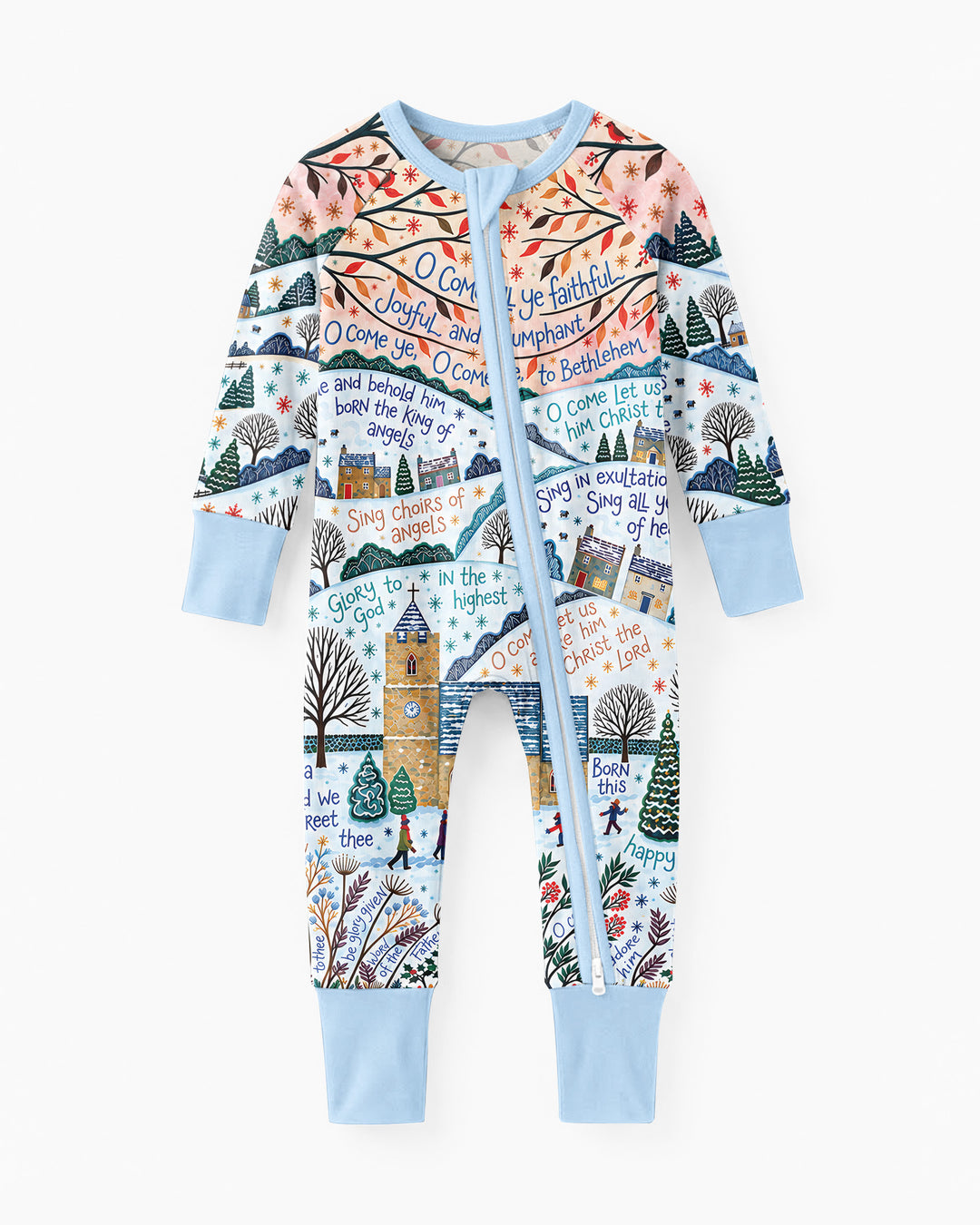 Oh Come Let Us Adore Him Bamboo Convertible Zippy
