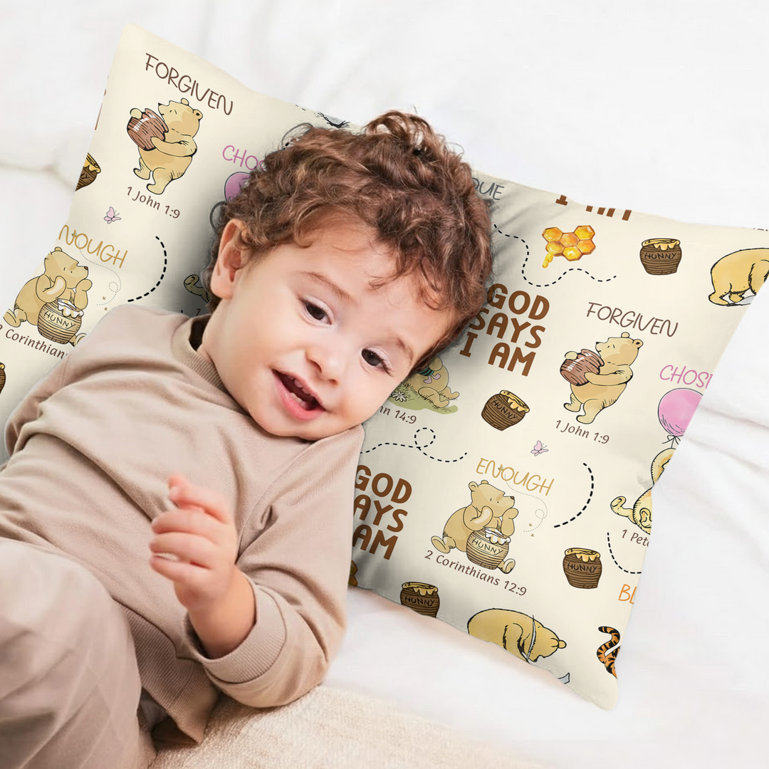 God Says I Am – Little Blessings Pillow Case