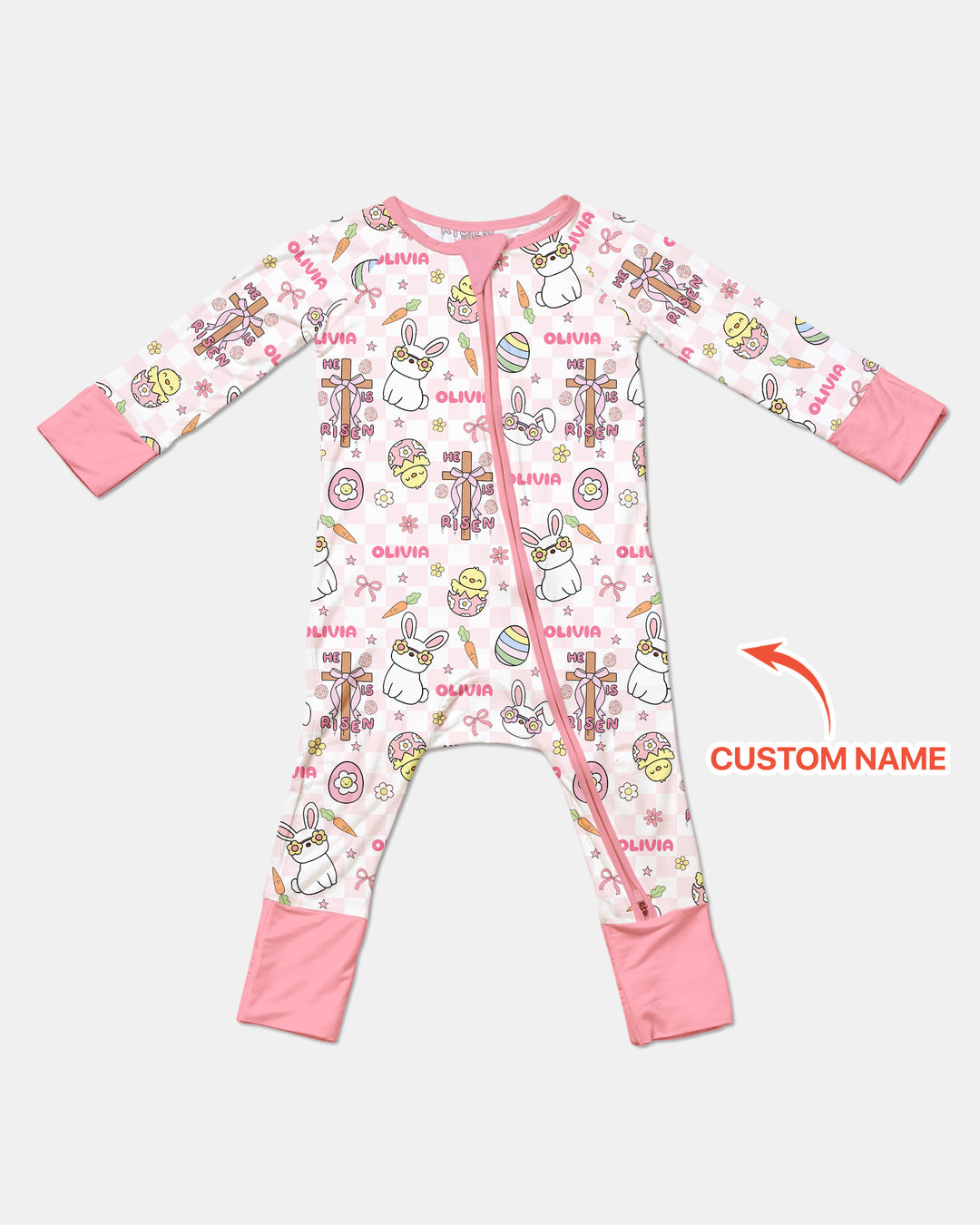 Custom Name Retro Easter Convertible Zippy