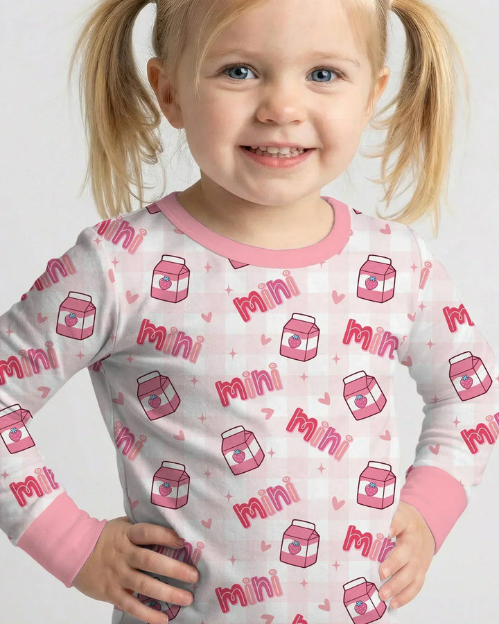 Mama & Mini Mother's Day 2026 Bamboo Two Piece Long Sleeve Pajama Set