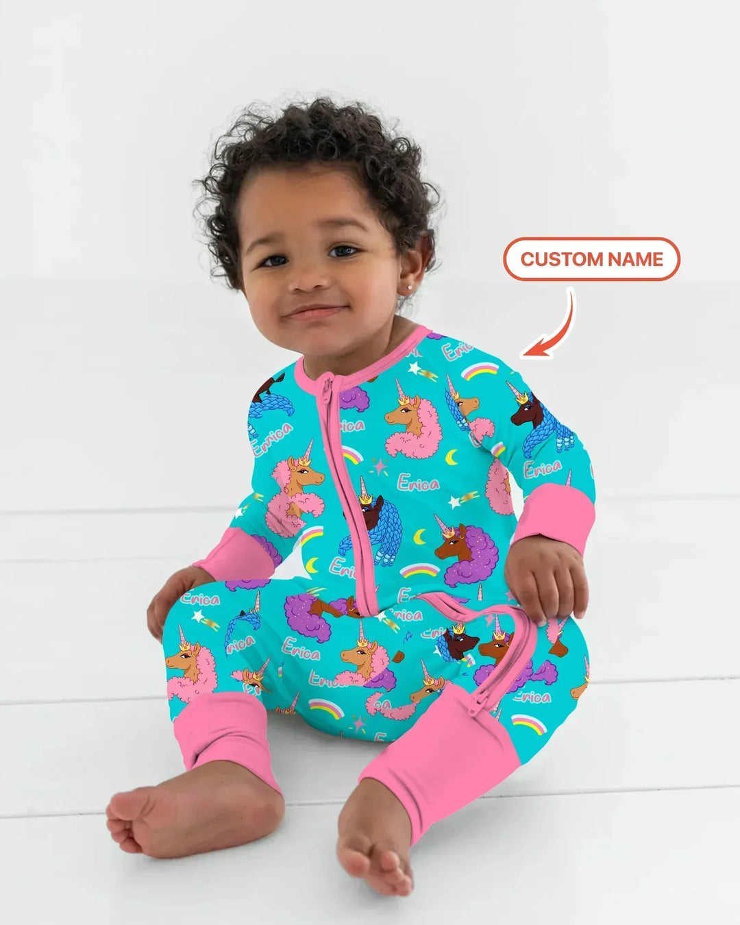 Gerippte Babykleidung mit individuellem Foto - Weich &amp; Skizzenhaft