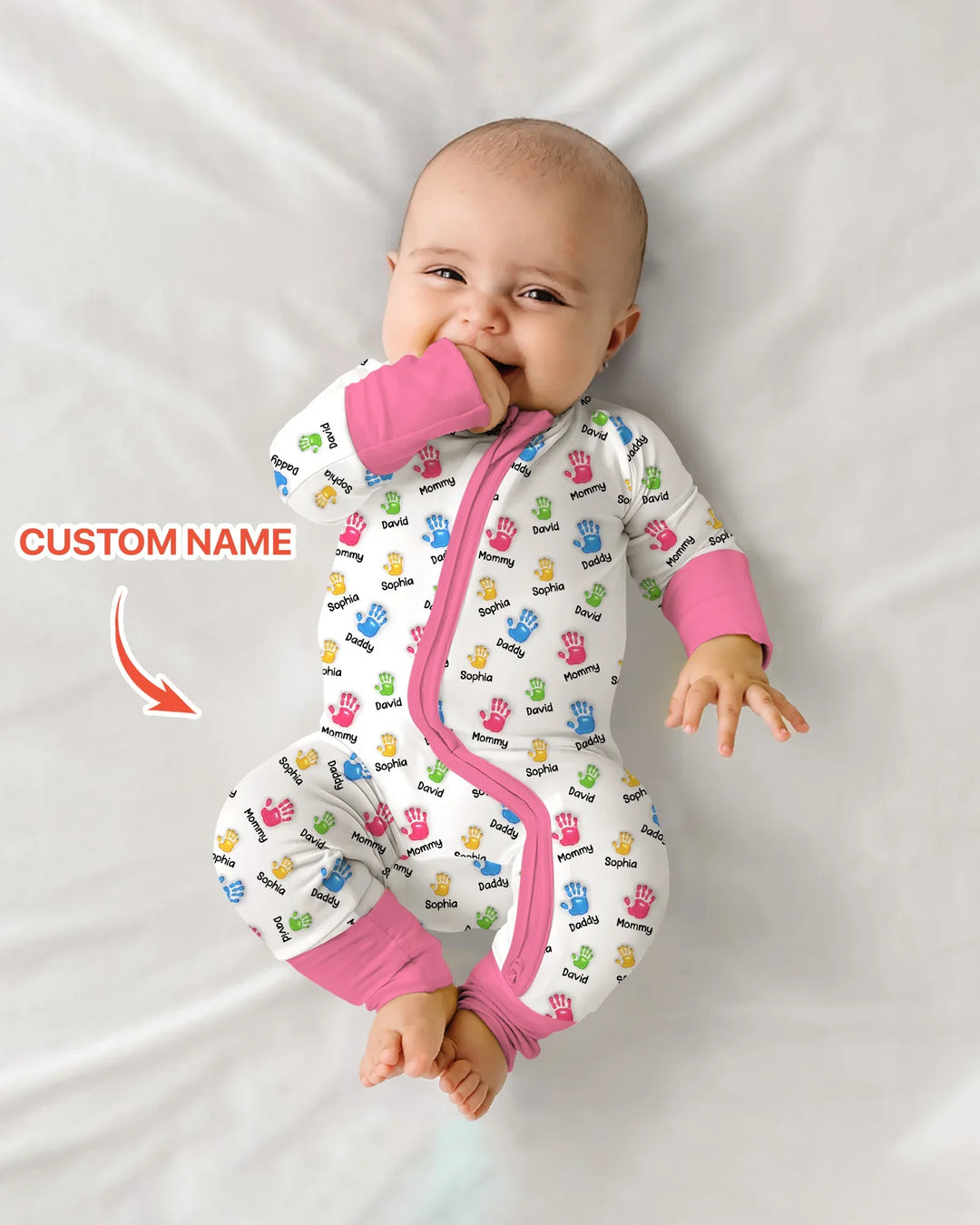 Gerippte Babykleidung mit individuellem Foto - Weich &amp; Skizzenhaft